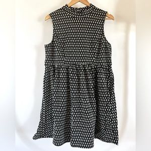 Skater style sleeveless mini dress